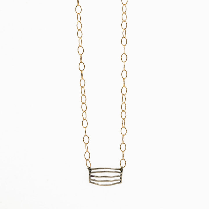 Britta Silver Bar Necklace