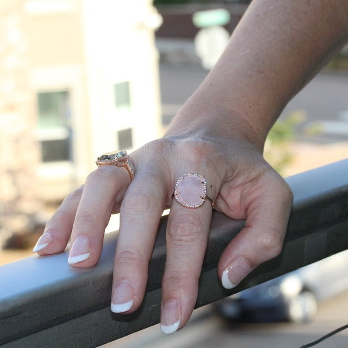 Kelley Rose Quartz Ring