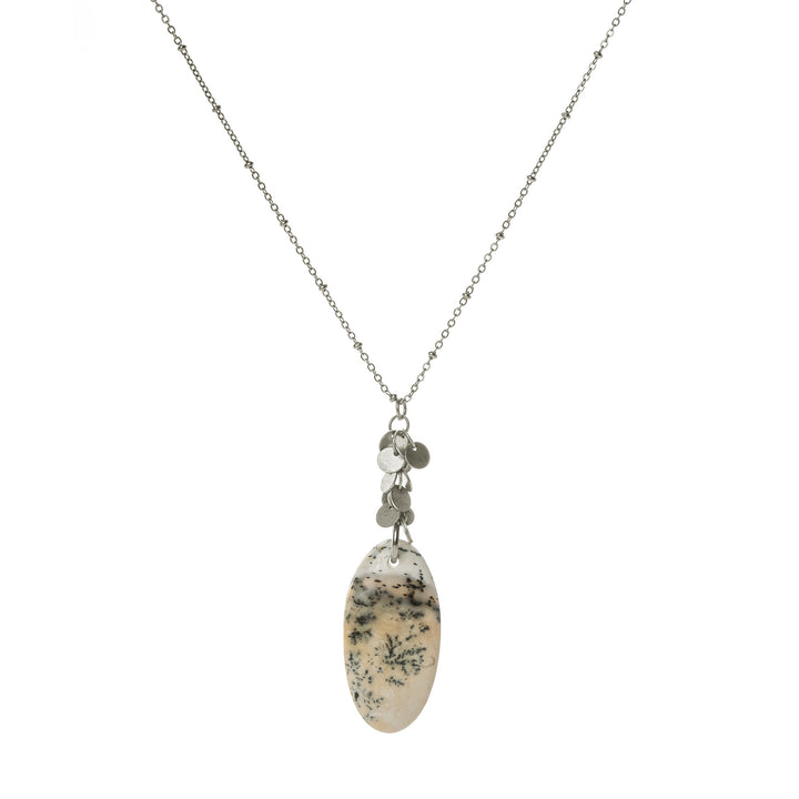 Dendritic Opal Pendant Necklace