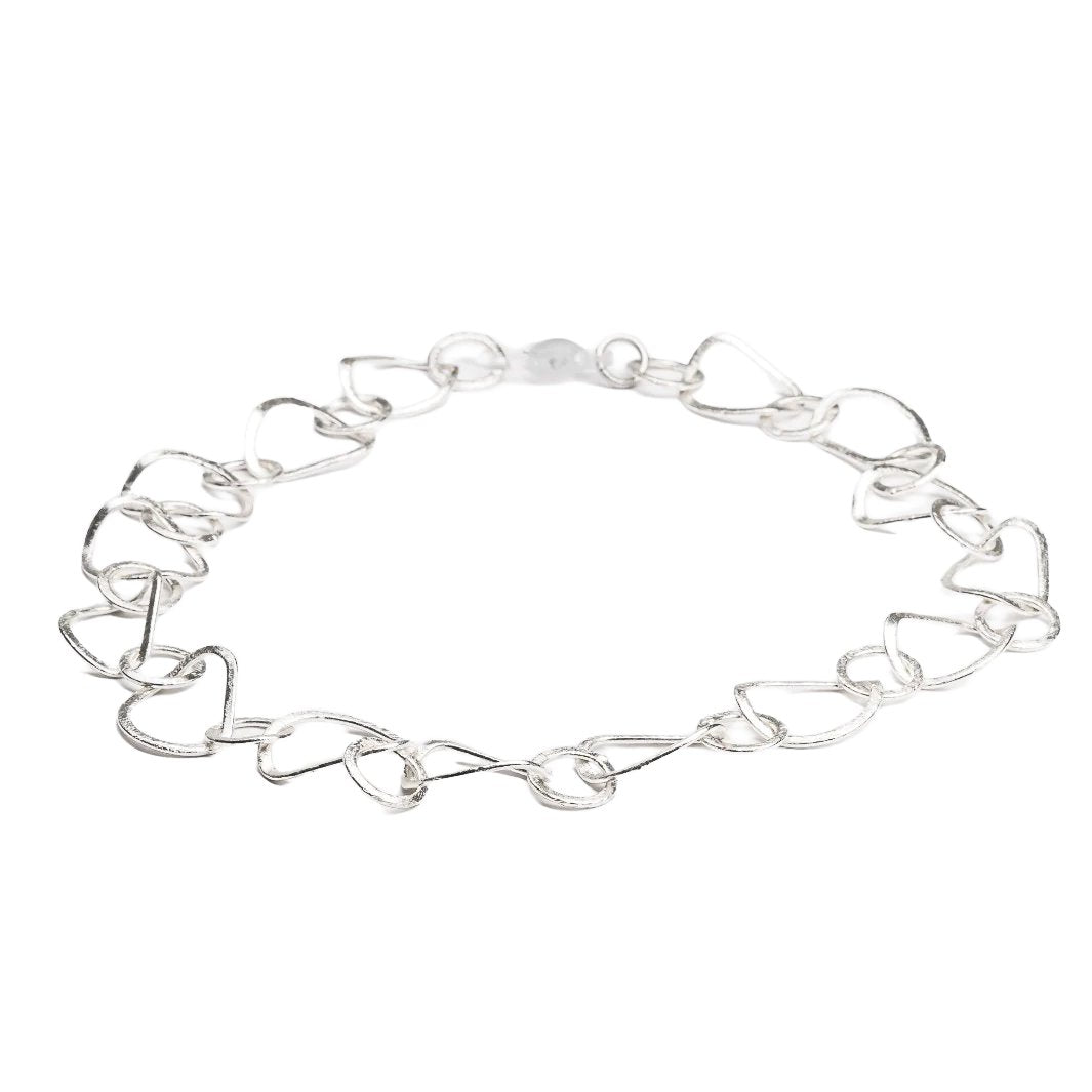 Abena Wave Choker Necklace in Silver