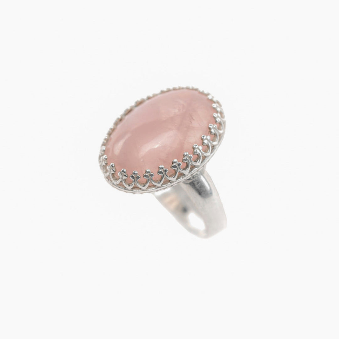 Vintage Rose Quartz Ring