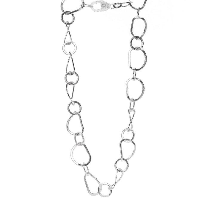 Abena Wave Choker Necklace in Silver